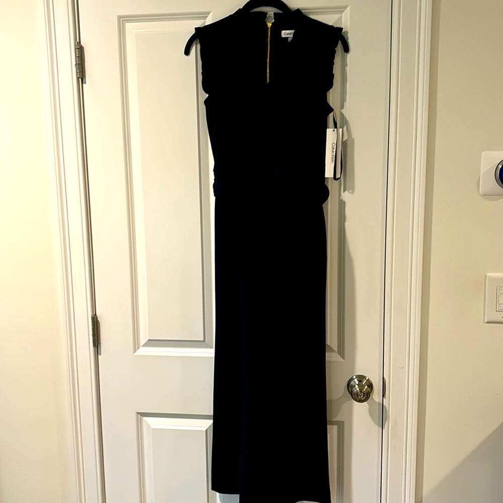 Calvin Klein Sz4 navy blue jumpsuit